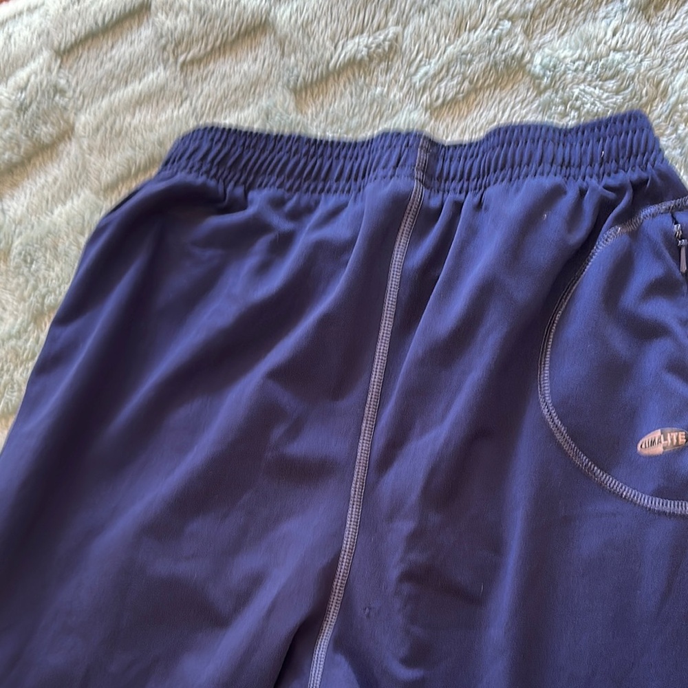 Adidas Blue Sweatpants with Tapered Leg Design - Picture 4 of 7